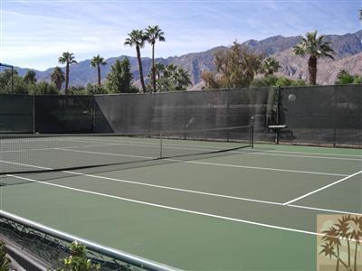 401 El Cielo Road, Unit 227 Palm Springs, CA 92262 - Photo 20 of 24 a view of a tennis court