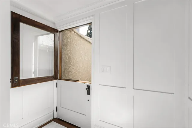 a view of an entryway