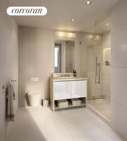 a bedroom with furniture and a large window