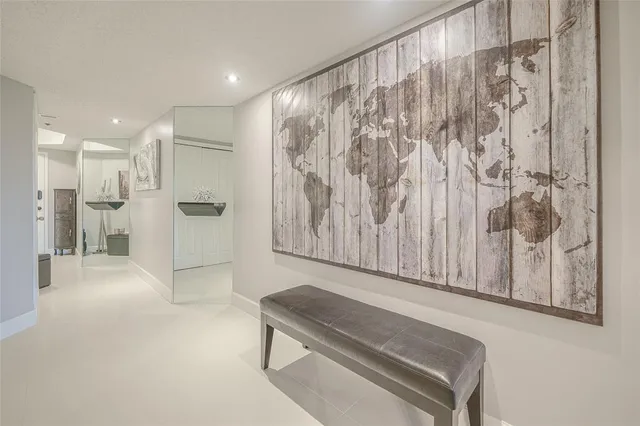 a bathroom with a sink a vanity and a mirror