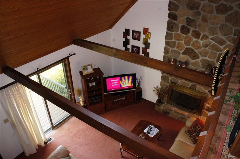 155 Truver Road Valencia, PA 16059 - Photo 4 of 24 View of living room from the loft