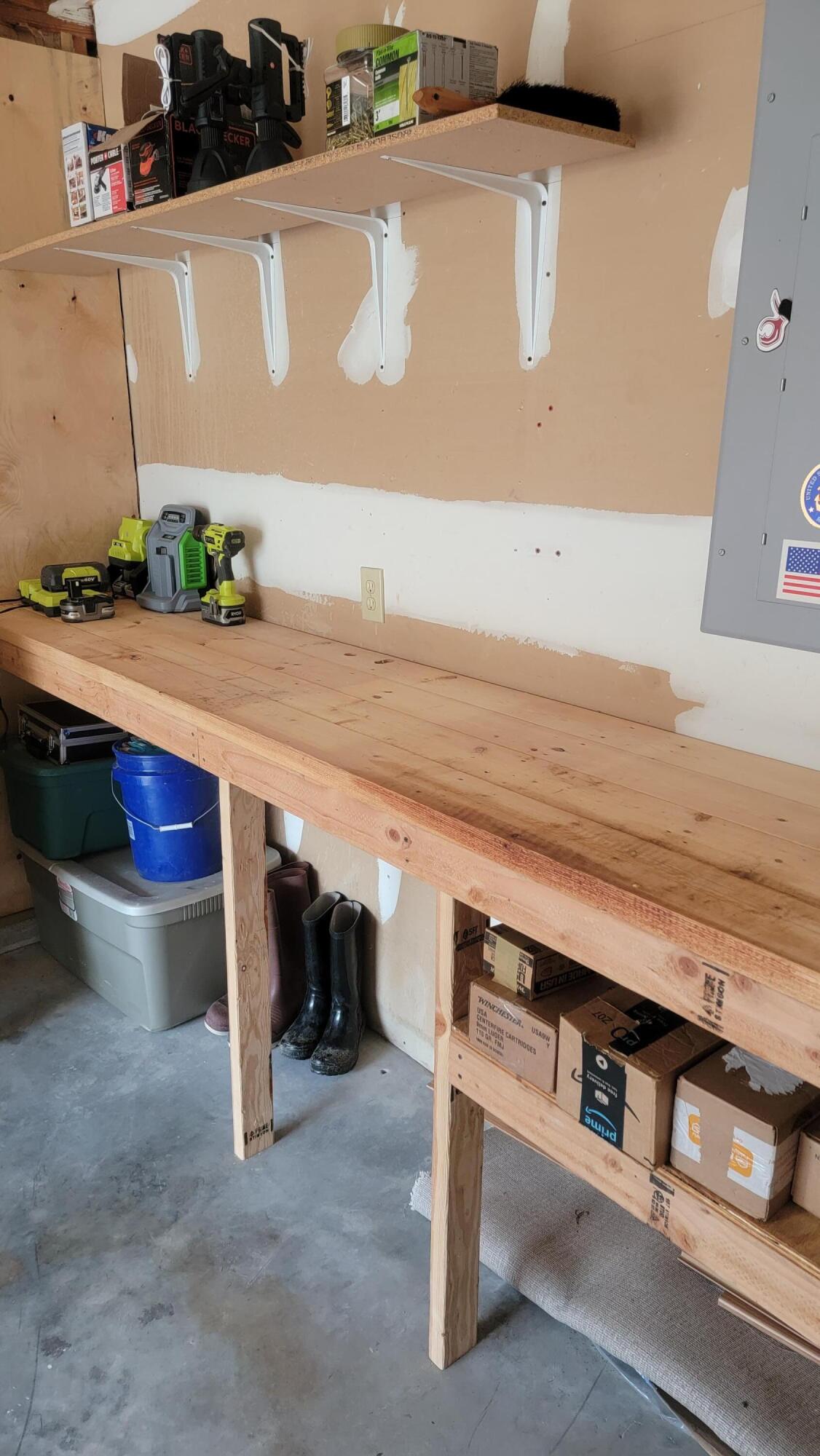 144 Commons Way Goose Creek, SC 29445 - Photo 19 of 21 Garage workbench