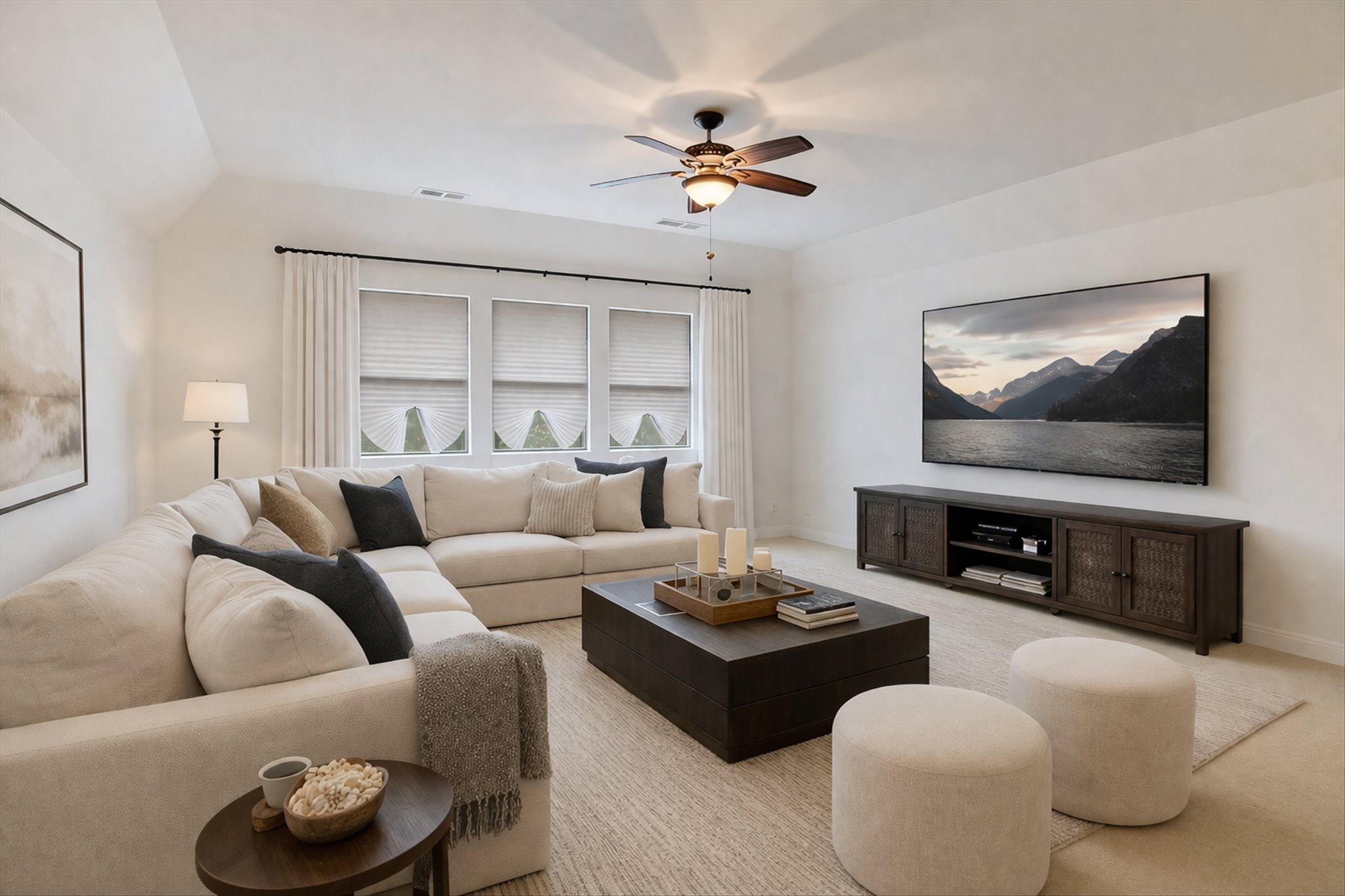 16012 Zagros Way Austin, TX 78738 - Photo 14 of 30 Upstairs Game Room Virtually Staged