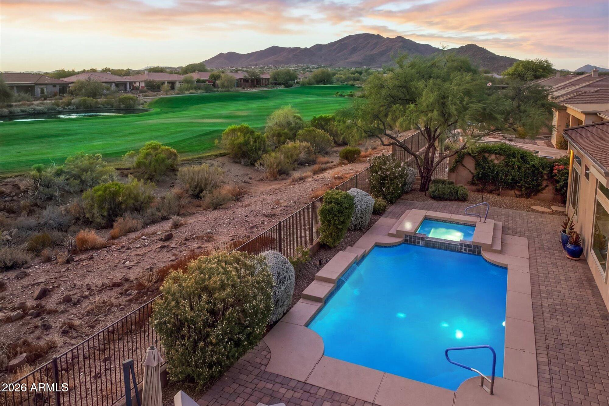 40322 North Hawk Ridge Trail Anthem, AZ 85086 - Photo 22 of 63 a view of an outdoor space yard and mountain view