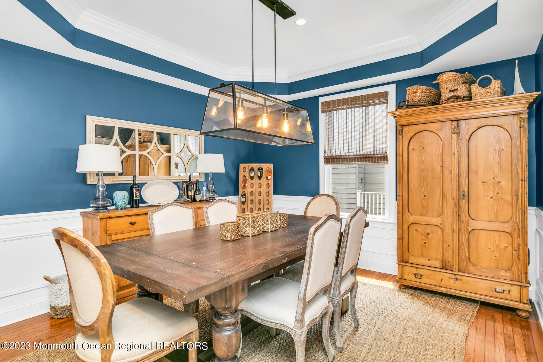 17 Forrest Avenue Rumson, NJ 07760 - Photo 11 of 46 Dining Room with tray ceiling