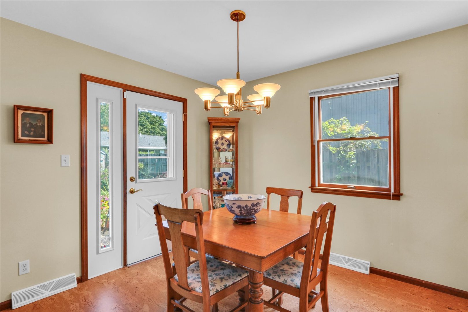 1506 Harrington Drive Champaign, IL 61821 - Photo 17 of 37 a dining room with furniture a window and wooden floor