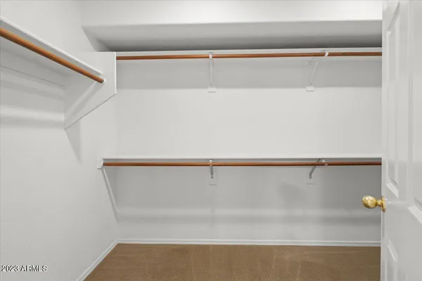 a view of walk in closet
