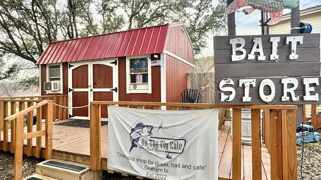 a view of a street sign