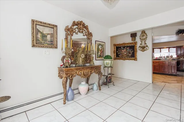 a view of a livingroom with table and chair
