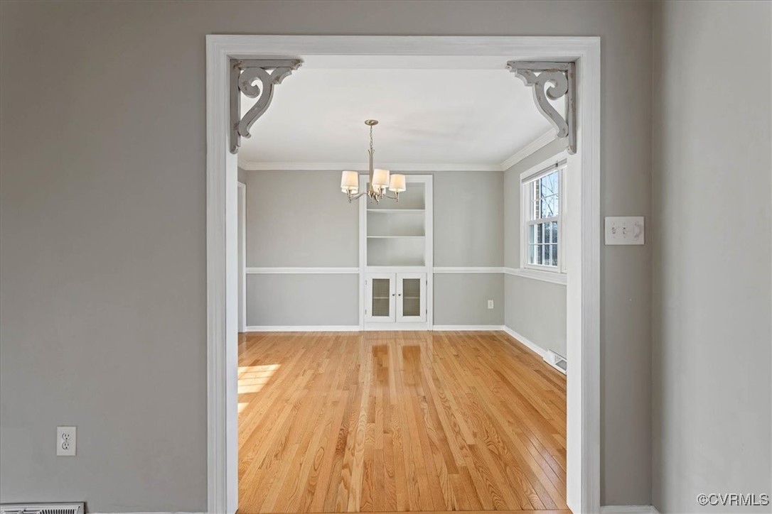 1007 Forestview Drive Colonial Heights, VA 23834 - Photo 8 of 40 Dining area featuring hardwood flooring, ornament
