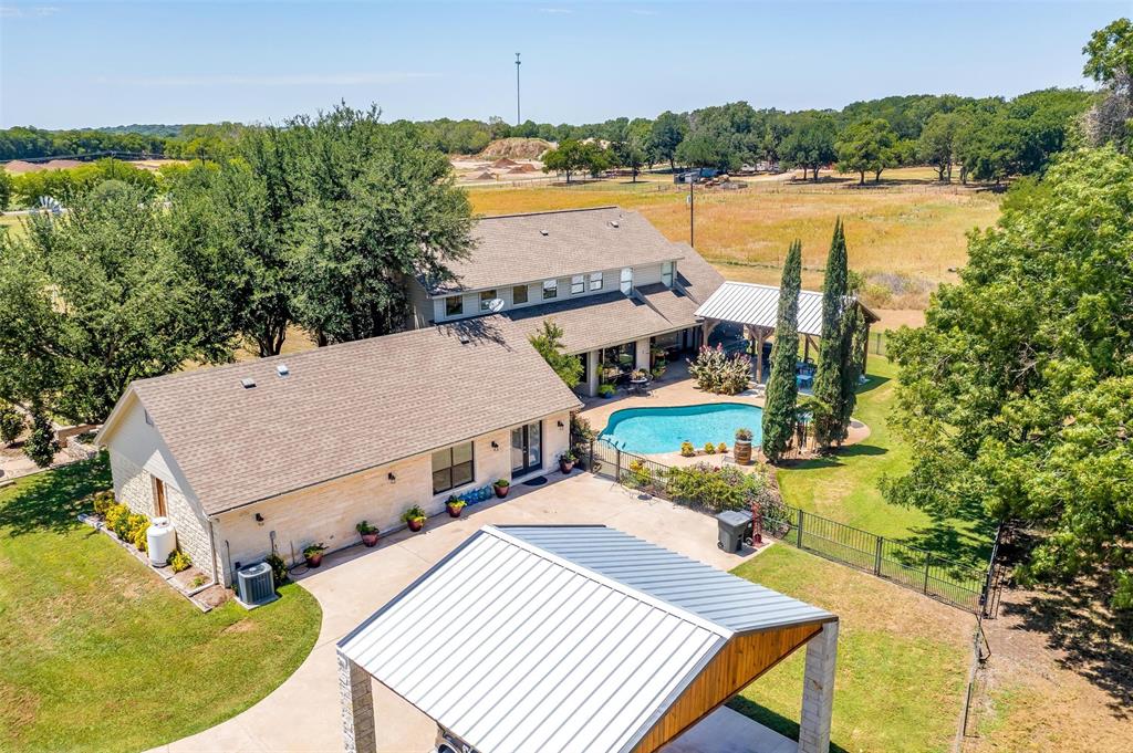 819 Old Annetta Road Aledo, TX 76008 - Photo 8 of 39 an aerial view of a house with lake view and a ocean view