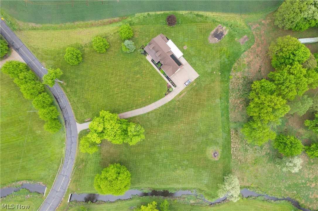 5212 Gray Road Ravenna, OH 44266 - Photo 33 of 37 Bird's eye view with a rural view