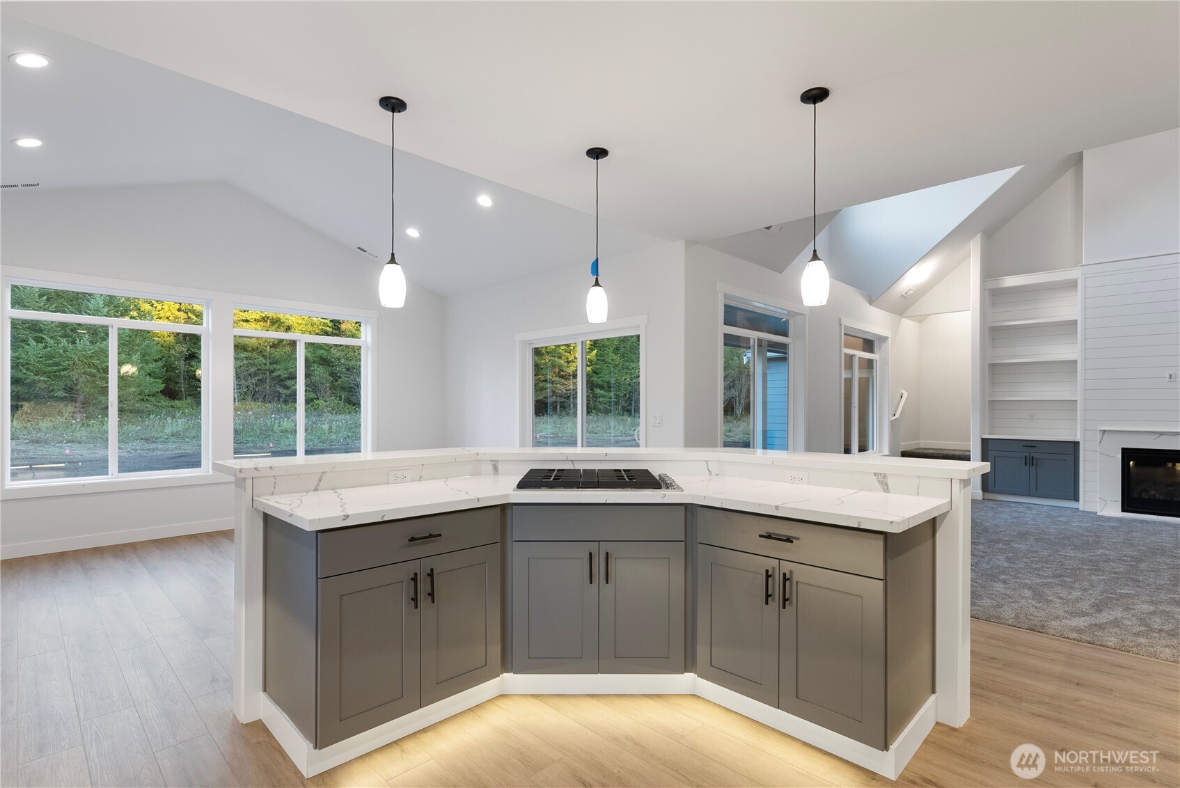 14443 Mima Road Southwest Olympia, WA 98512 - Photo 11 of 38 a kitchen with a sink and large window