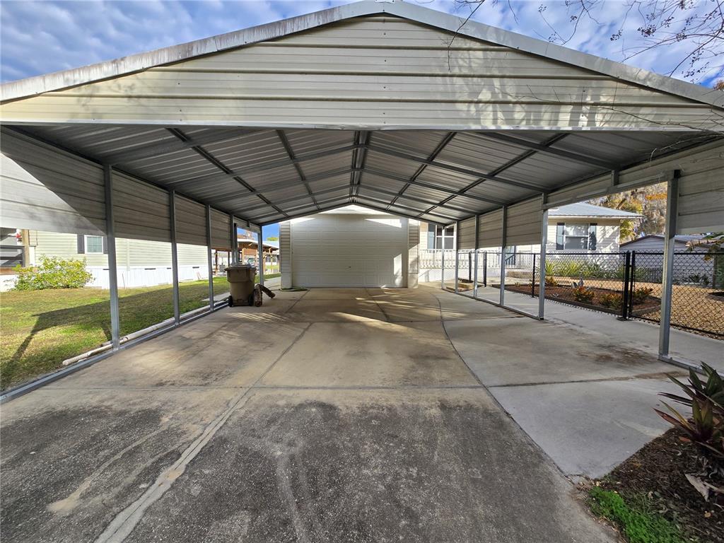 24521 Alligator Road Astor, FL 32102 - Photo 3 of 18 a view of parking garage