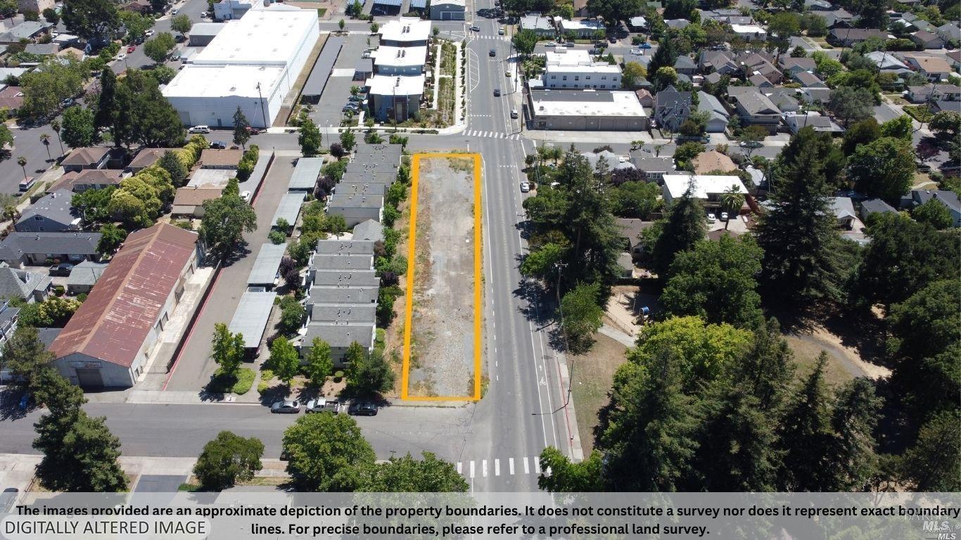 1102 North Street Santa Rosa, CA 95404 - Photo 7 of 8 an aerial view of a city