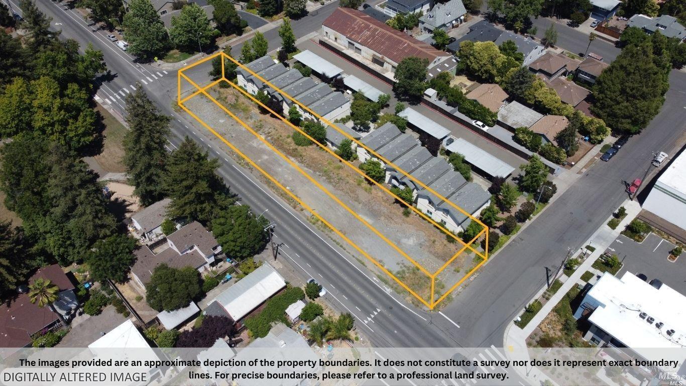 1102 North Street Santa Rosa, CA 95404 - Photo 8 of 8 an aerial view of a city