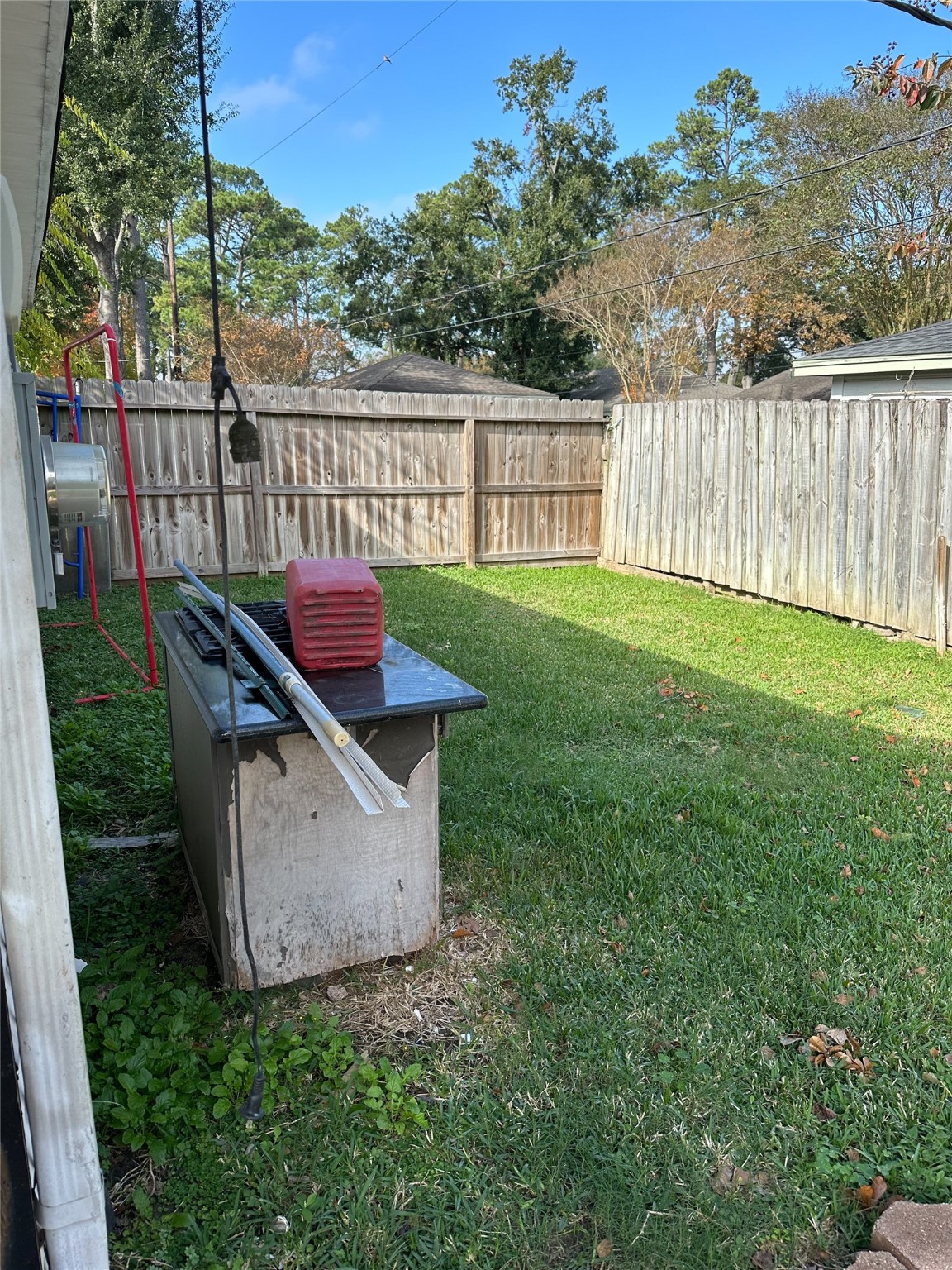 1011 Whitestone Lane Houston, TX 77073 - Photo 32 of 32 a view of a backyard with sitting area