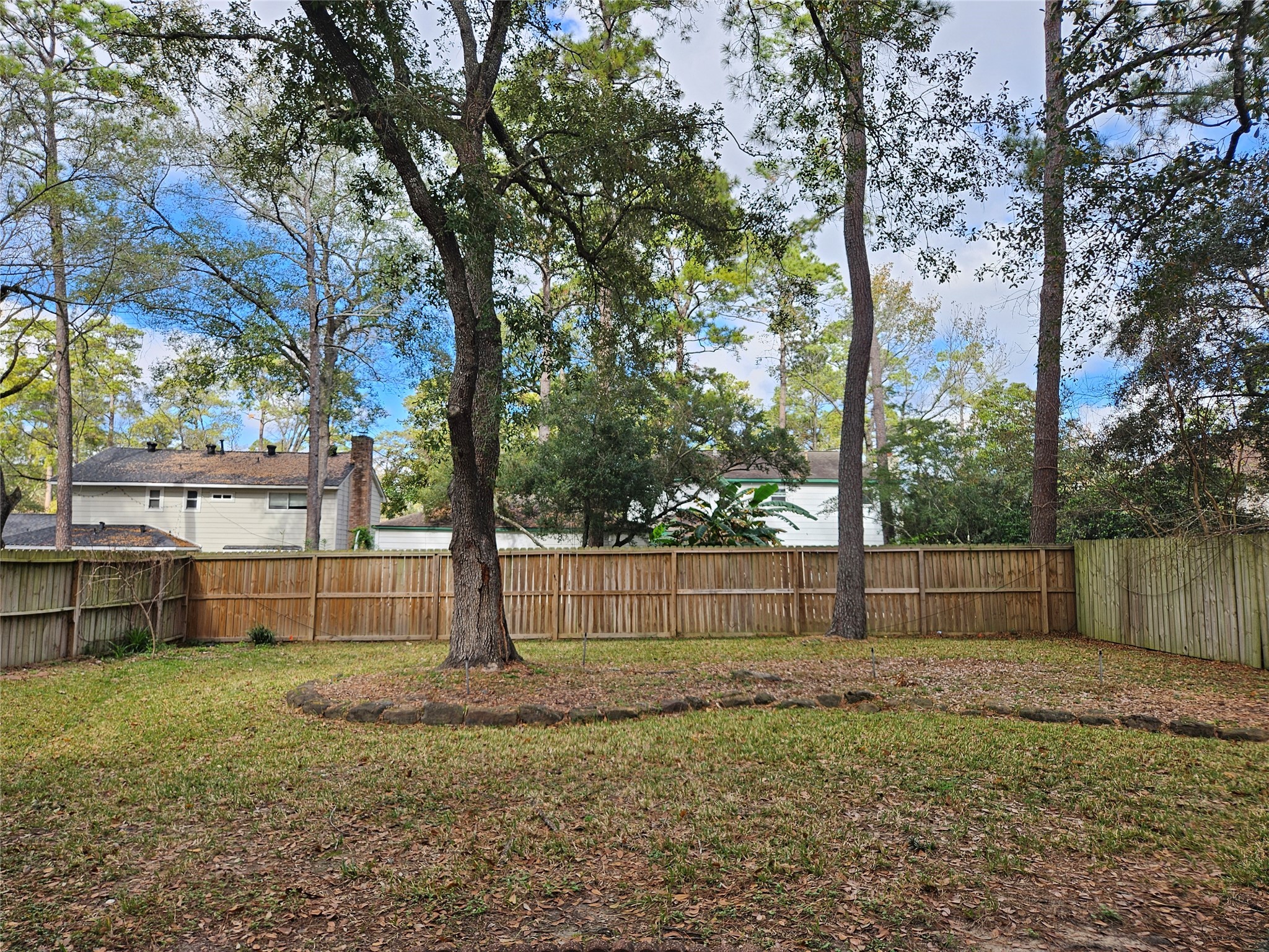 6126 Inway Drive Spring, TX 77389 - Photo 27 of 27 a view of backyard with green space