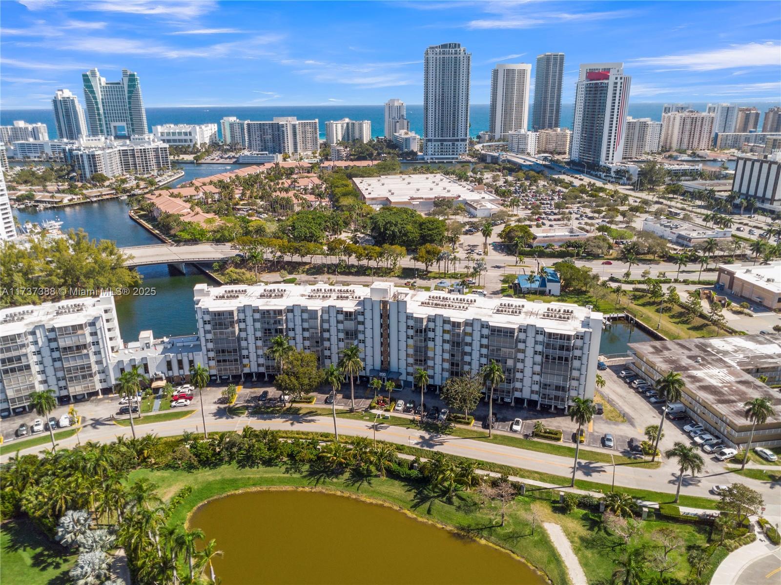 200 Diplomat Parkway, Unit 229 Hallandale Beach, FL 33009 - Photo 29 of 30 a view of a city with tall buildings