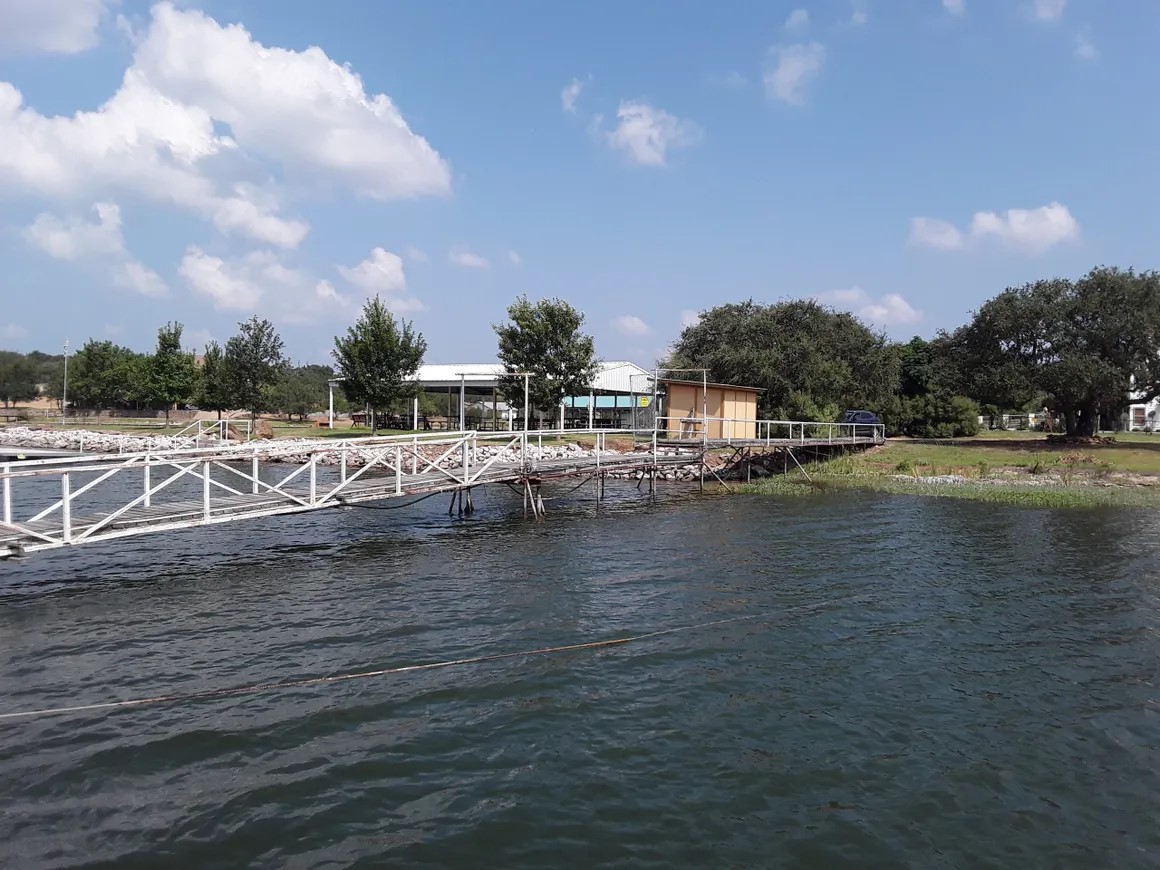 207 Deer Ridge Drive Burnet, TX 78611 - Photo 35 of 36 A private neighborhood pavilion for fun gatherings with friends and neighbors and watching beautiful evening sunsets over the lake.