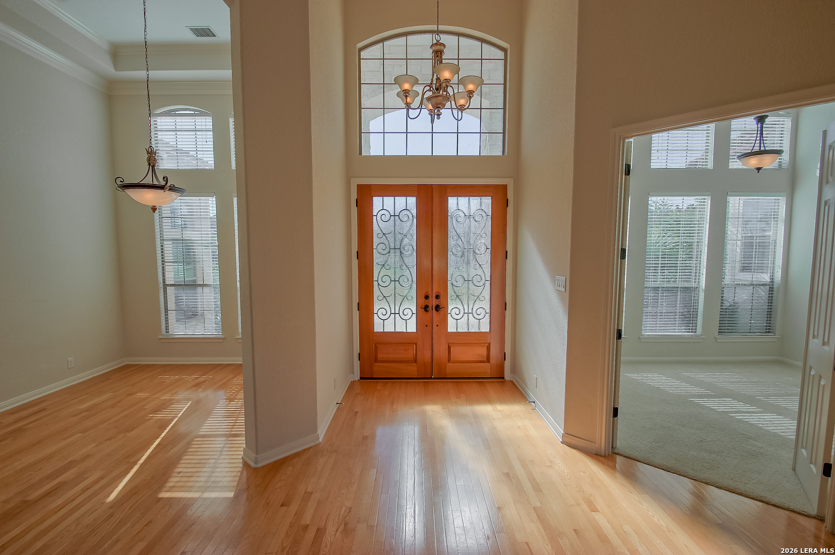 30901 Wood Bine Way Fair Oaks Ranch, TX 78015 - Photo 2 of 23 a view of an entryway with wooden floor