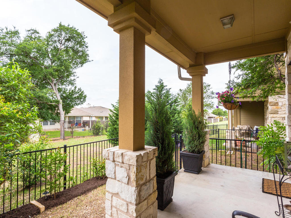 14815 Avery Ranch Boulevard, Unit 1702 Austin, TX 78717 - Photo 1 of 1 a view of a chair and tables in the balcony