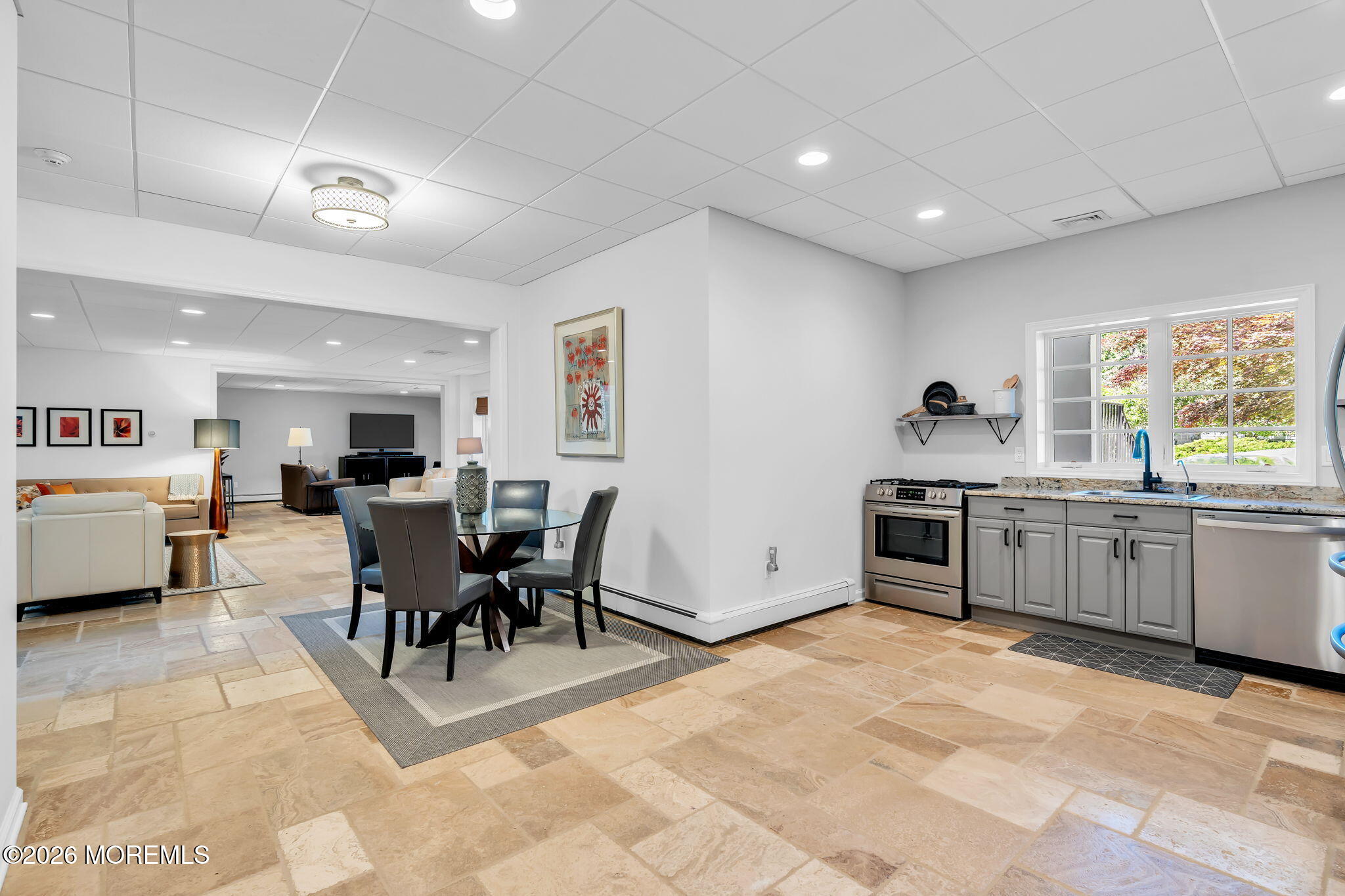 3 Linden Lane Rumson, NJ 07760 - Photo 66 of 95 Walk Out Basemet Kitchenette and Dining