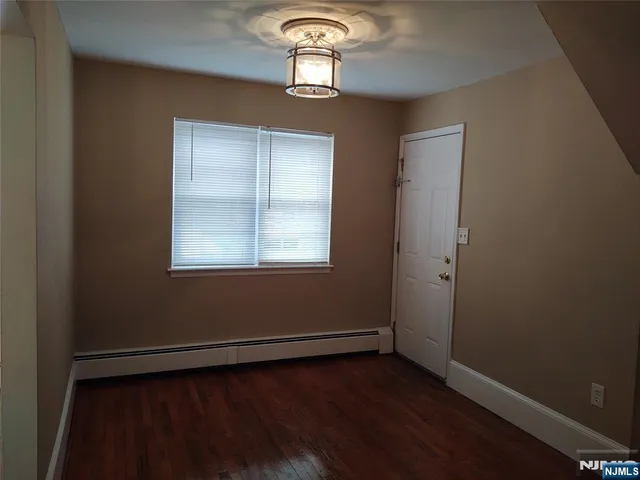 a view of a livingroom with a window