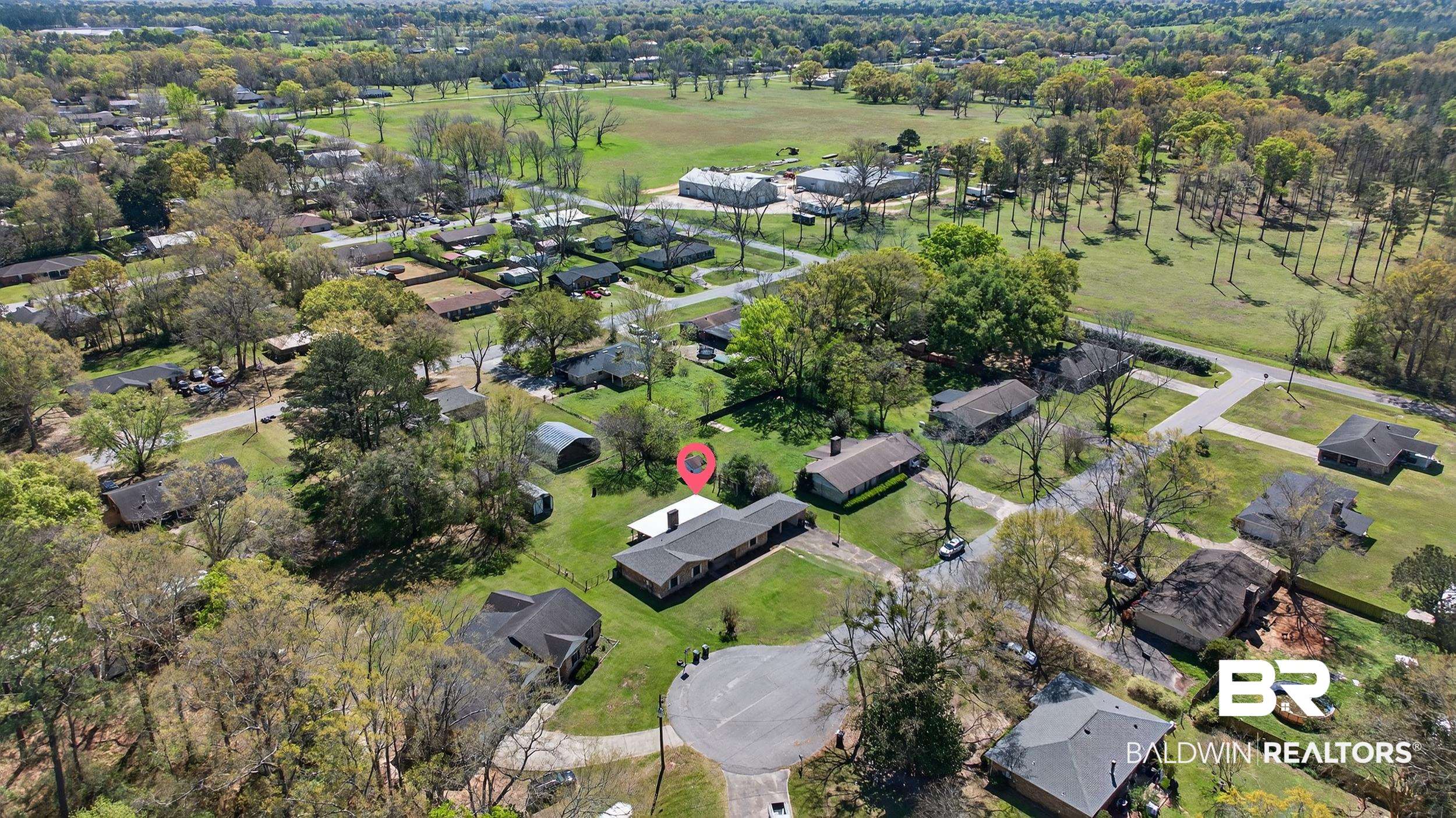 46006 Pecan Lane Bay Minette, AL 36507 - Photo 37 of 40 Aerial perspective of suburban area