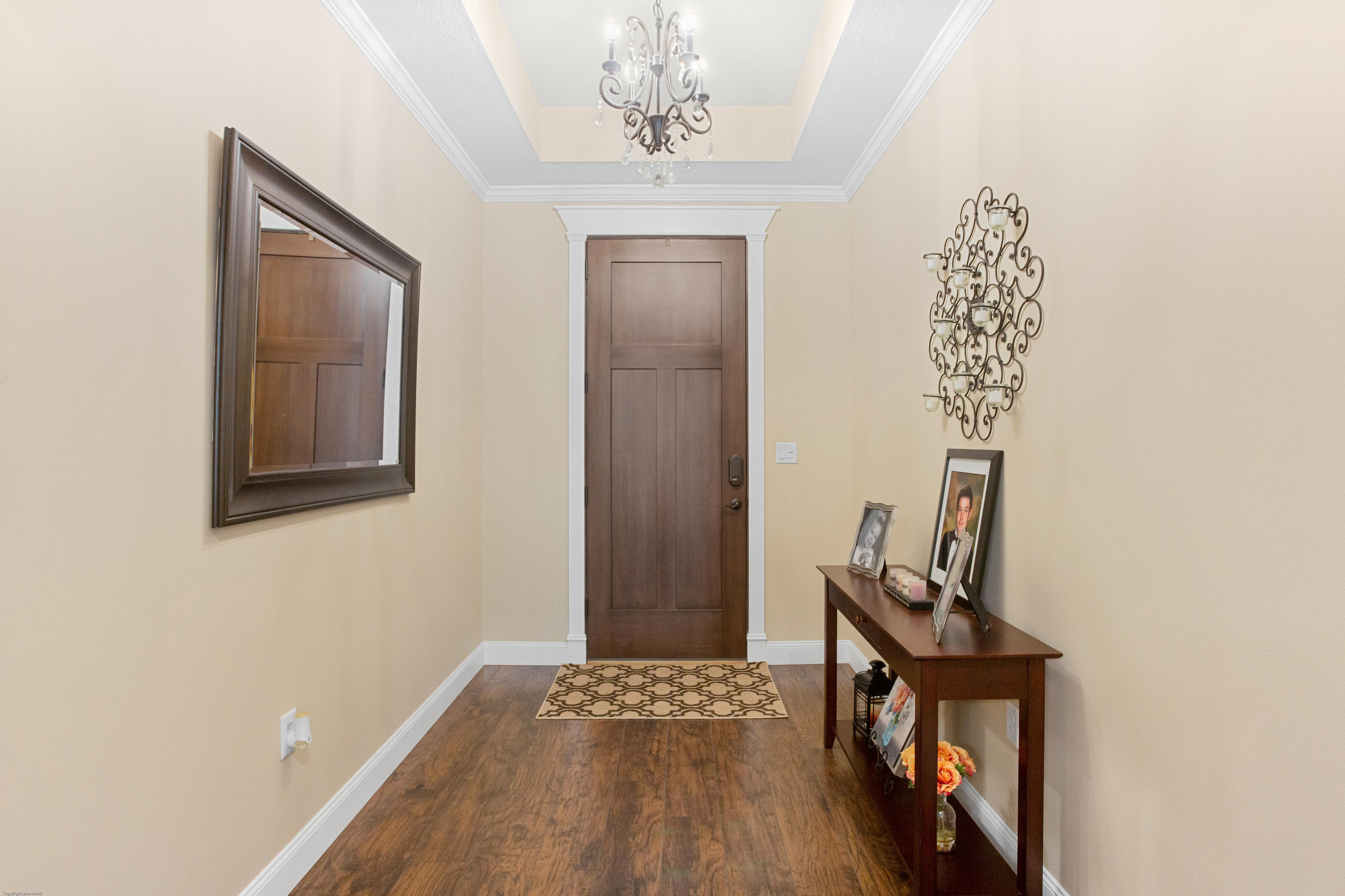 5887 Oak Hill Road Crestview, FL 32536 - Photo 4 of 44 a view of a hallway with interior of the house