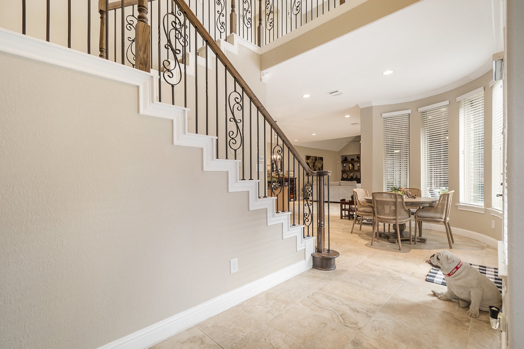 42 Sundown Ridge Place Tomball, TX 77375 - Photo 14 of 48 a view of entryway and hall with wooden floor