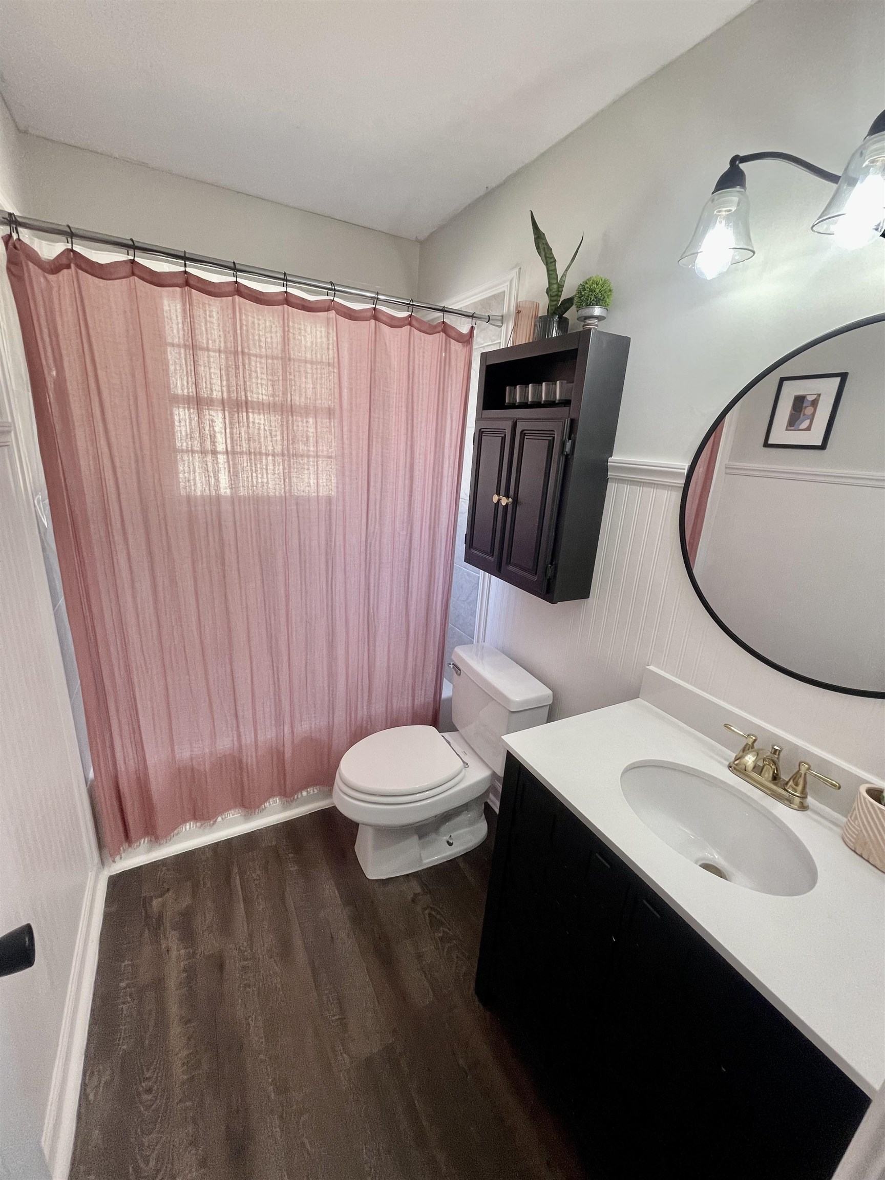 384 Fletcher Hollow Road Collierville, TN 38017 - Photo 17 of 17 a bathroom with a sink a toilet and mirror