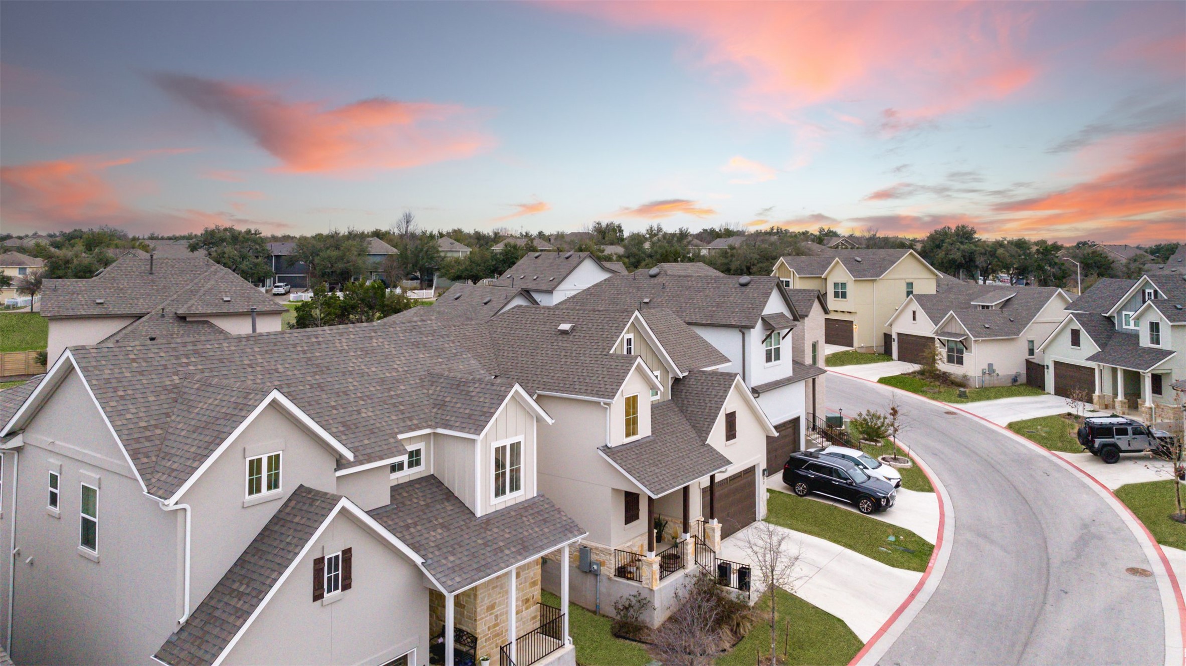 601 C-Bar Ranch Trail, Unit 16 Cedar Park, TX 78613 - Photo 3 of 3 an aerial view of residential houses with outdoor space