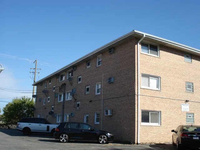 a car parked in front of a building