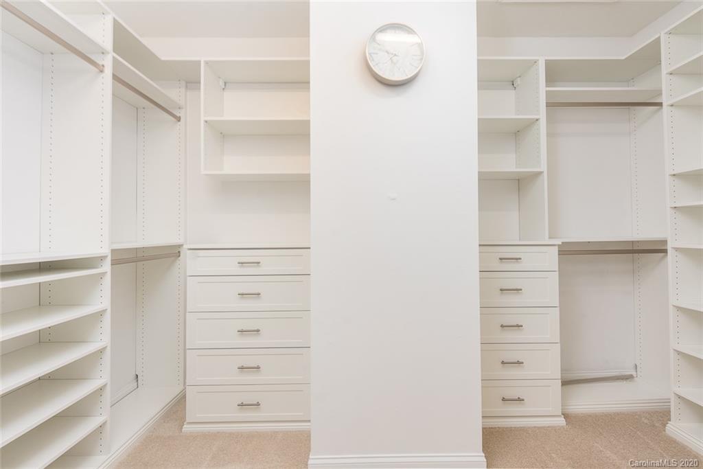 4736 Water Oak Road Charlotte, NC 28211 - Photo 29 of 45 a view of walk in closet with empty racks