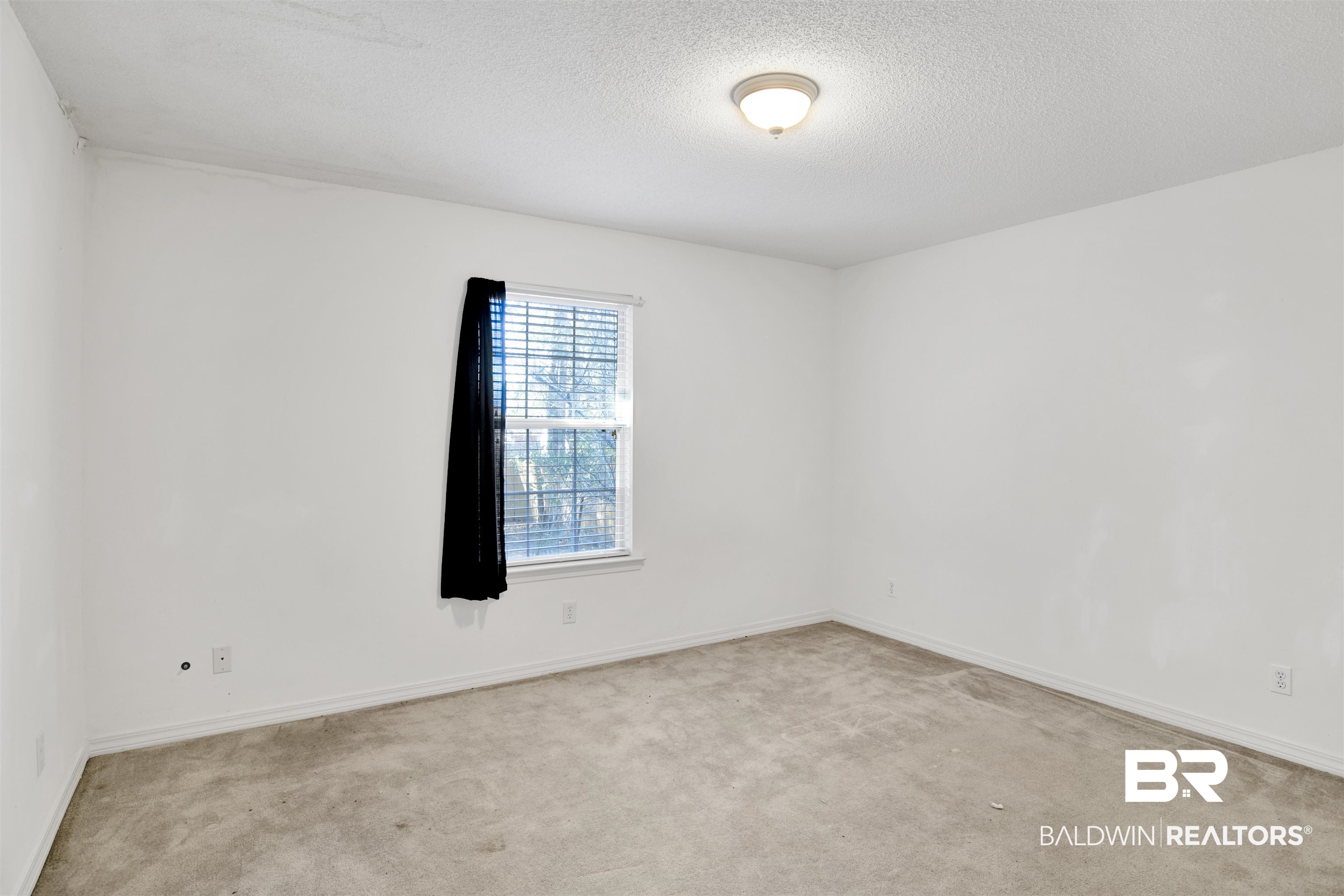 7297 Bridgemill Drive Mobile, AL 36619 - Photo 17 of 33 Empty room featuring a textured ceiling and light colored carpet
