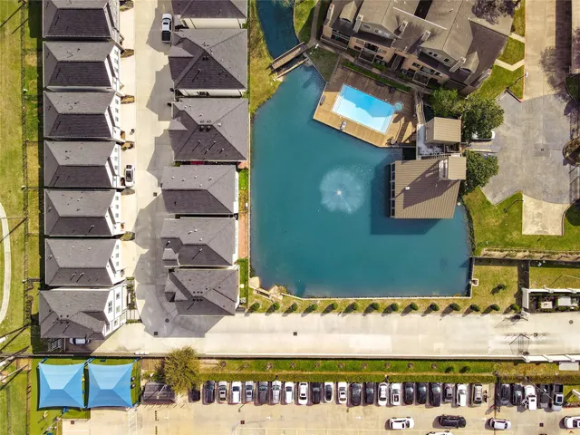 a view of a city with an ocean view