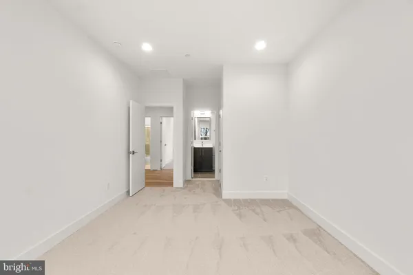 a view of a big yard with green space