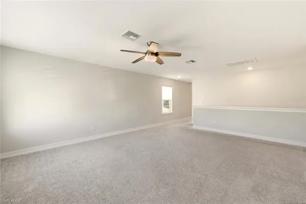 a view of a livingroom with a window