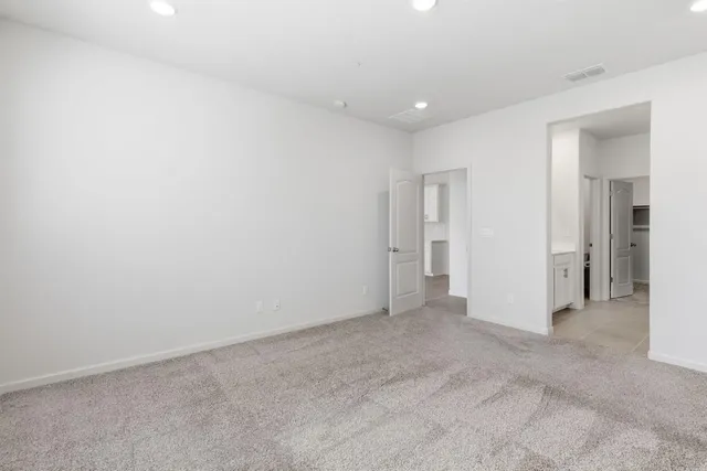 a view of an empty room