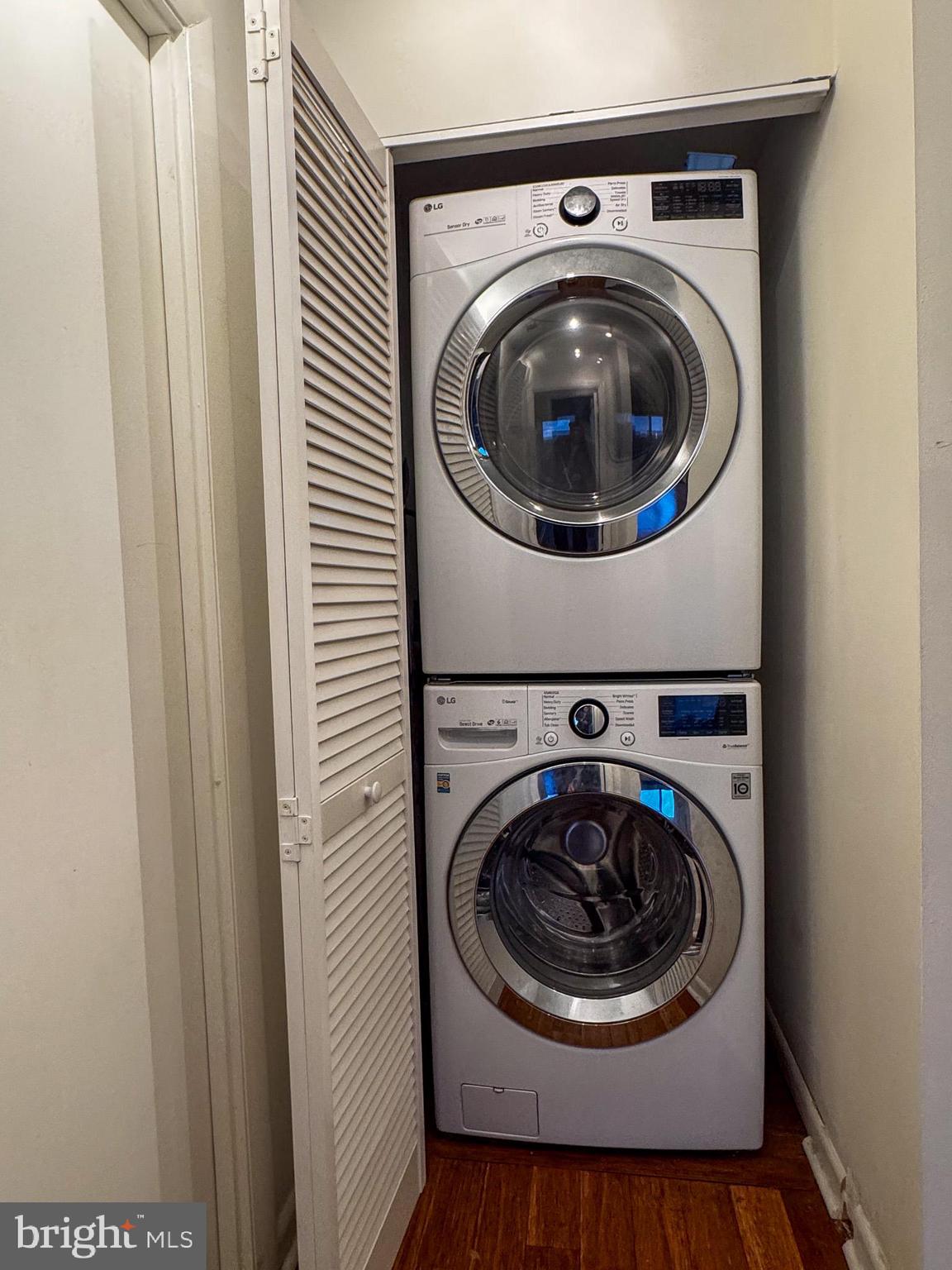 2141 P Street Northwest, Unit 705 Washington, DC 20037 - Photo 12 of 22 a utility room with dryer and washer