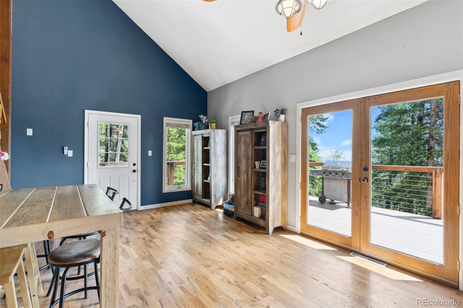 10807 Timothys Drive Conifer, CO 80433 - Photo 15 of 39 a view of a livingroom with furniture and windows