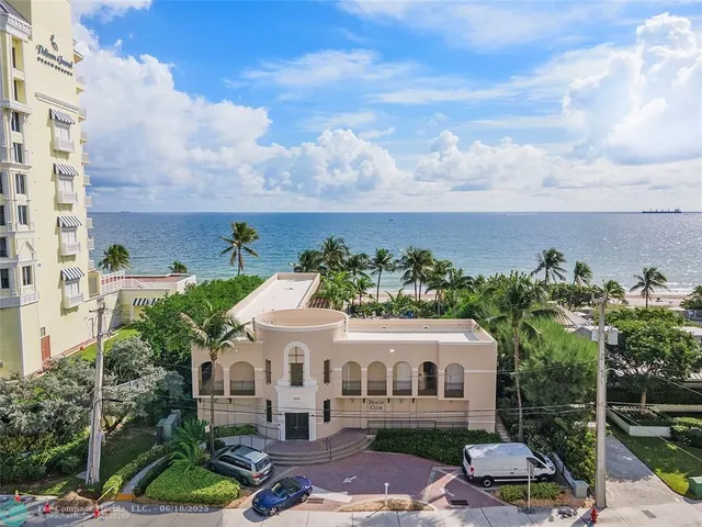 a aerial view of a house
