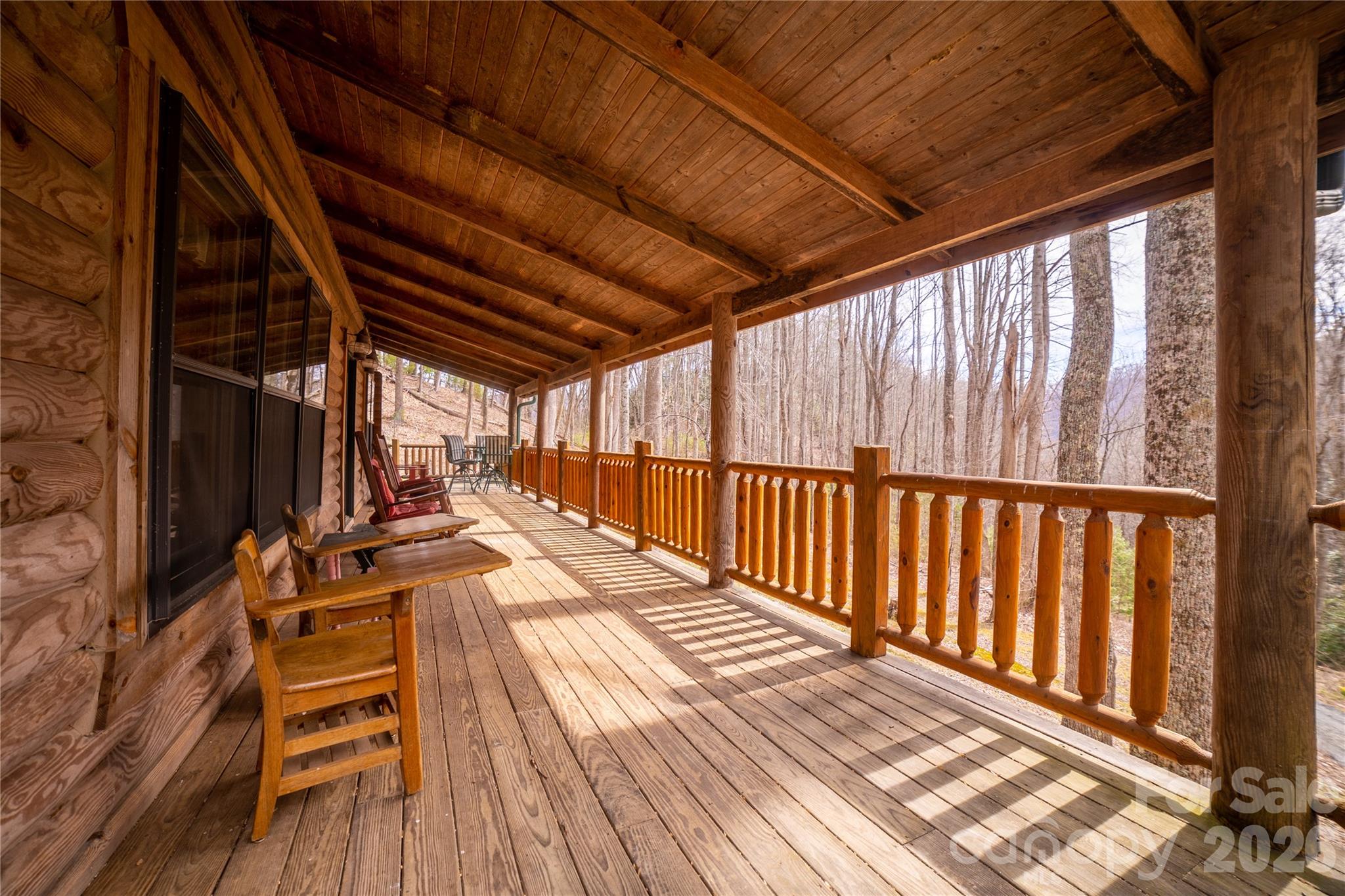 682 Rock House Road Hot Springs, NC 28743 - Photo 26 of 43 a view of outdoor space with wooden floor