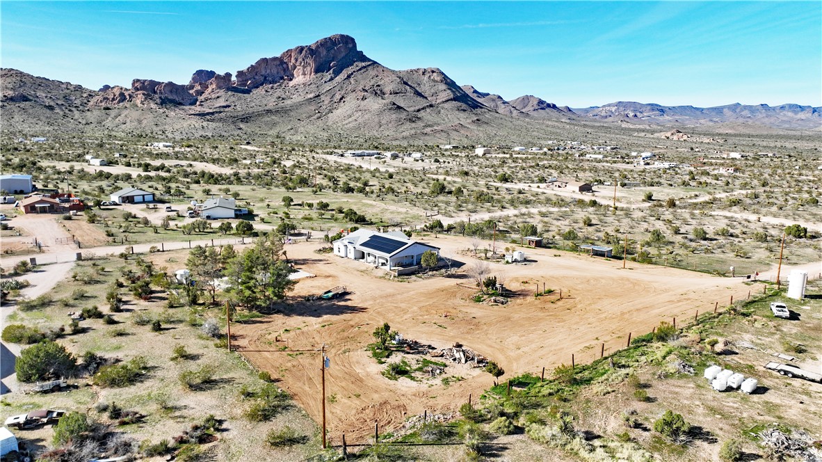 1790 Gleeson Road Golden Valley, AZ 86413 - Photo 59 of 62 Overview of rural landscape featuring mountains and a desert landscape