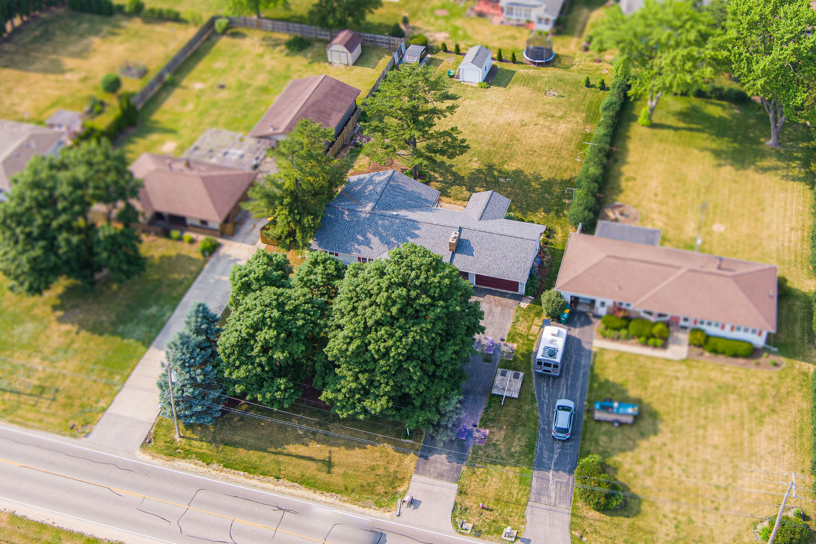 533 Bethany Road Sycamore, IL 60178 - Photo 2 of 38 an aerial view of residential houses with yard