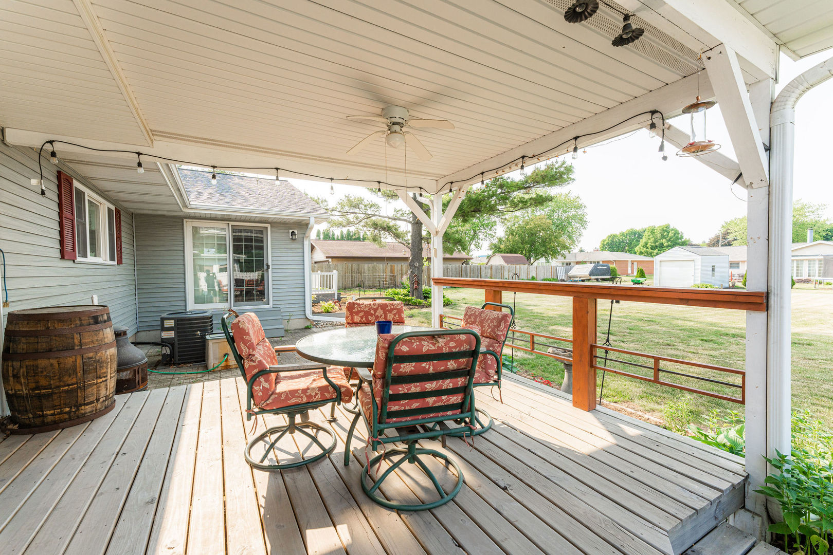 533 Bethany Road Sycamore, IL 60178 - Photo 31 of 38 a view of a patio with wooden floor