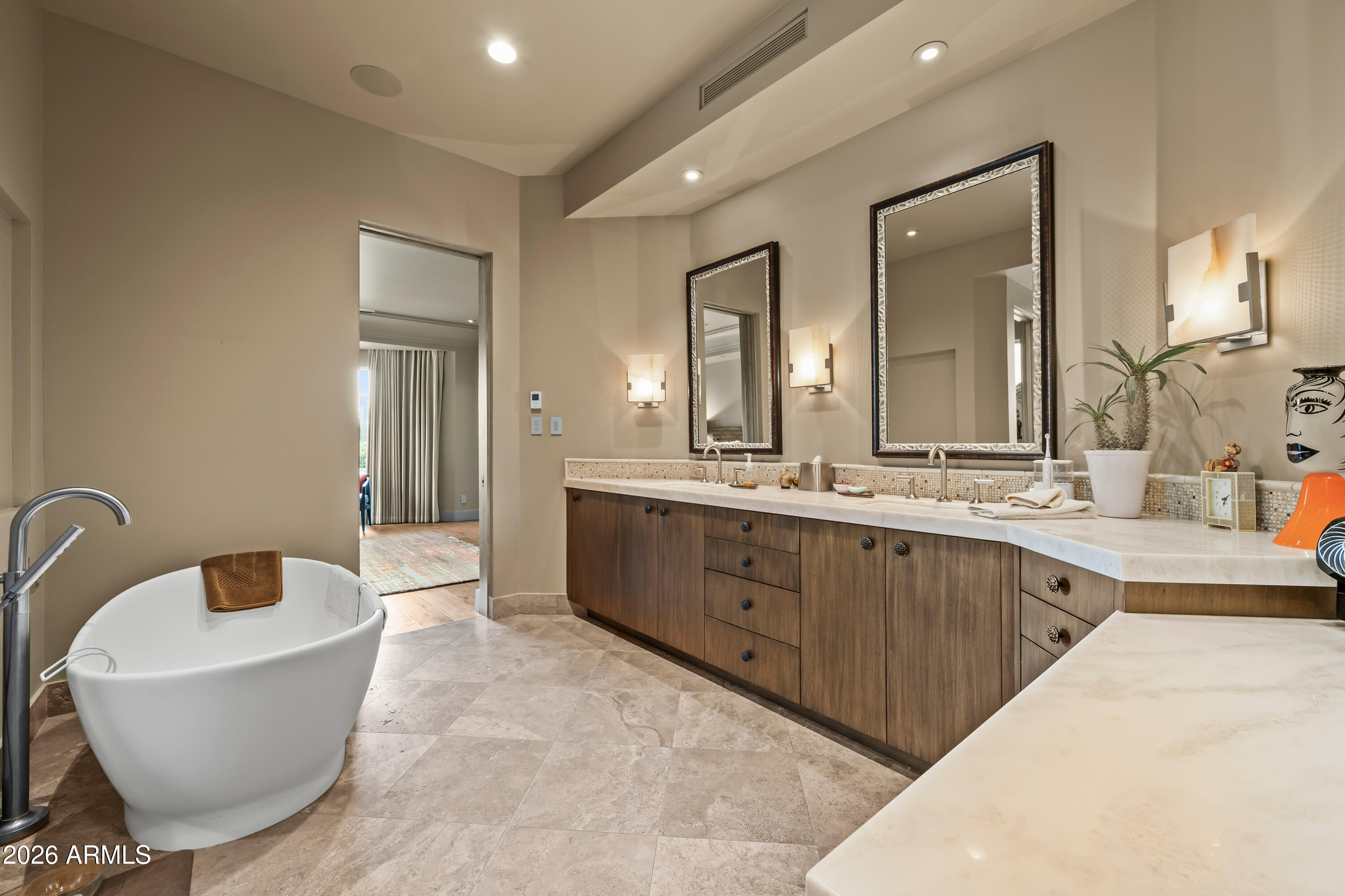 7878 East Gainey Ranch Road, Unit 31 Scottsdale, AZ 85258 - Photo 39 of 78 Custom Primary Bathroom