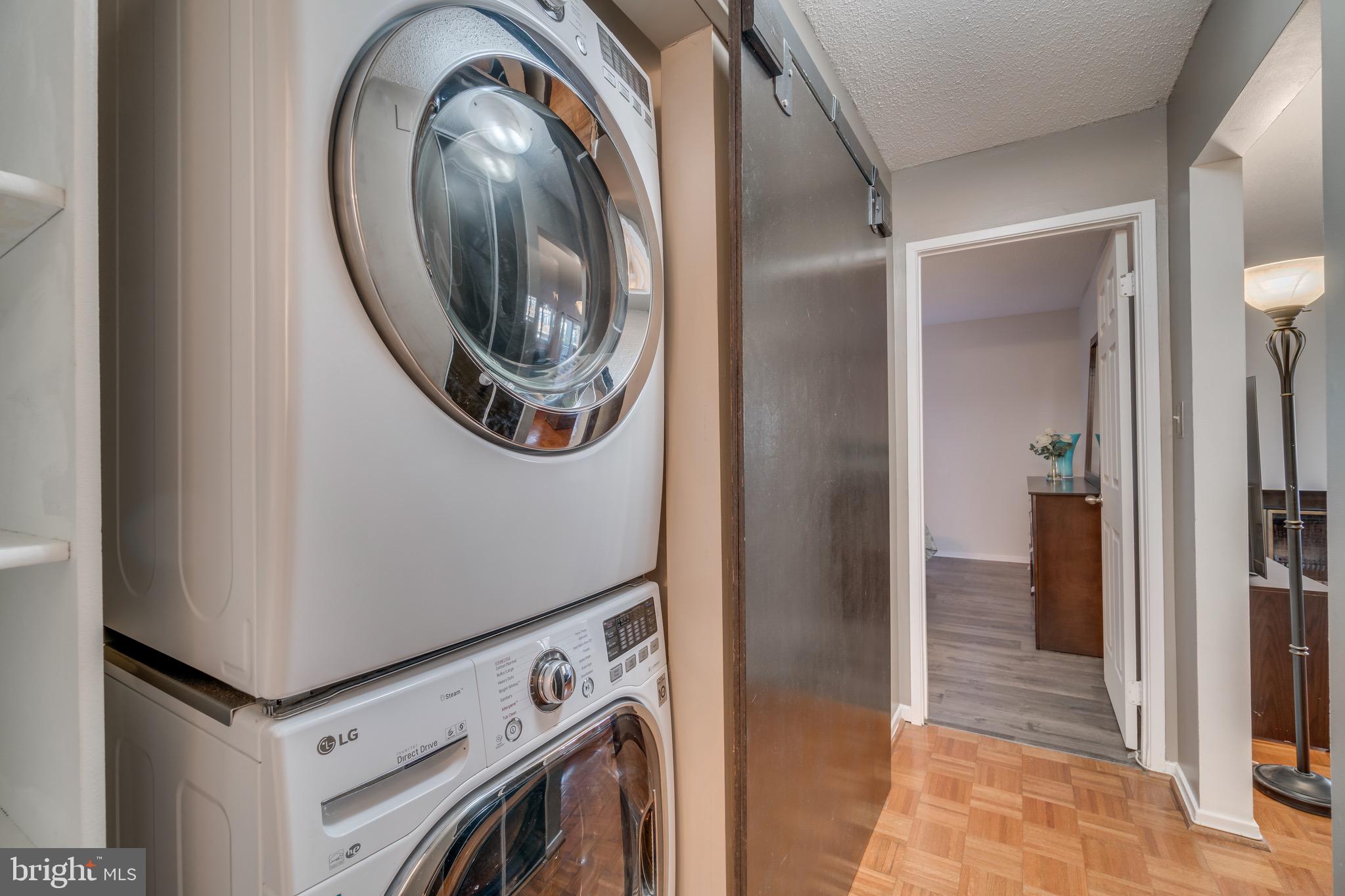 1954 Villaridge Drive Reston, VA 20191 - Photo 14 of 24 In-Unit Laundry w Storage & Barn Door!