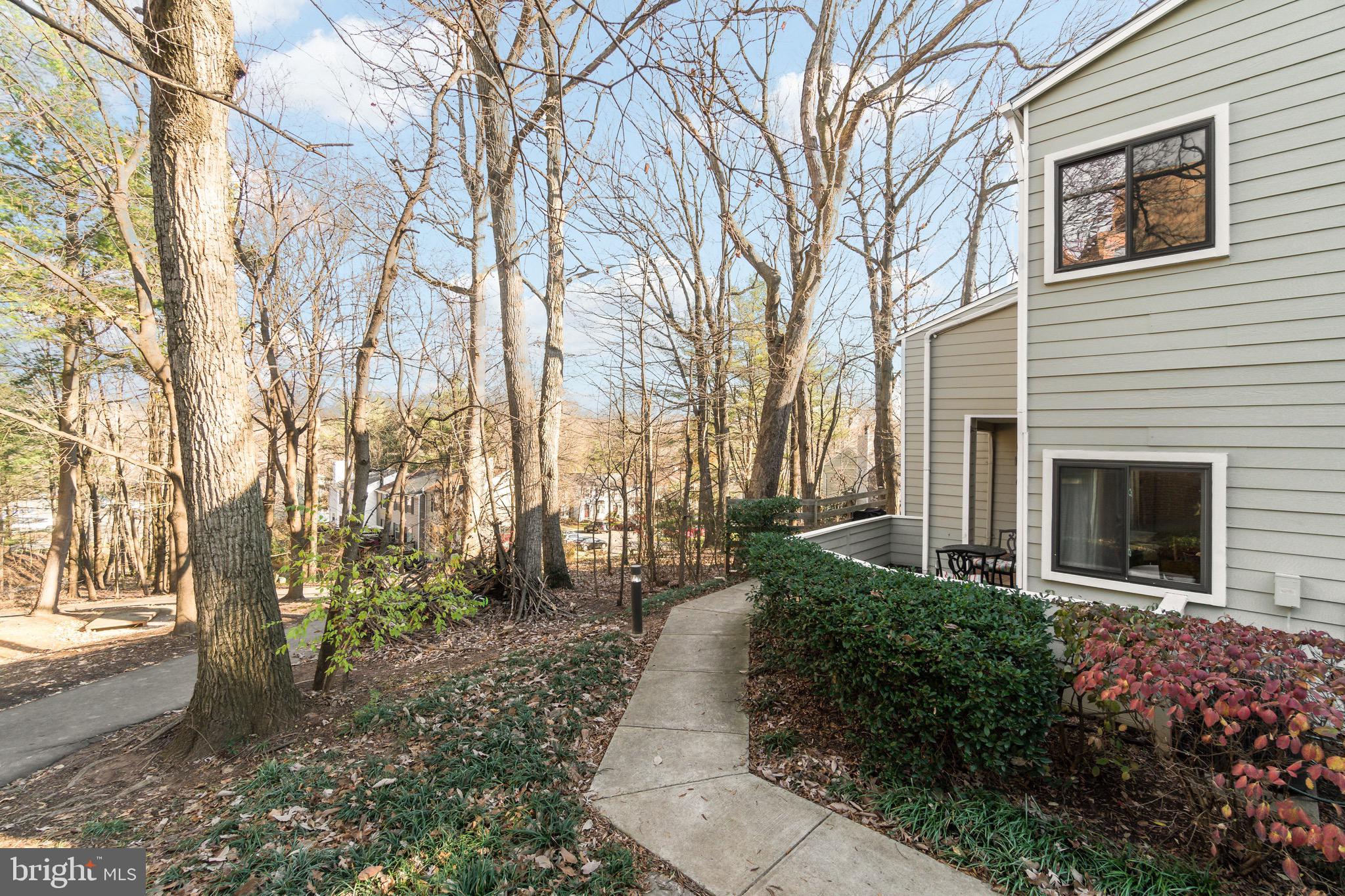 1954 Villaridge Drive Reston, VA 20191 - Photo 22 of 24 Private Path Leads to Front Door & Wooded View!
